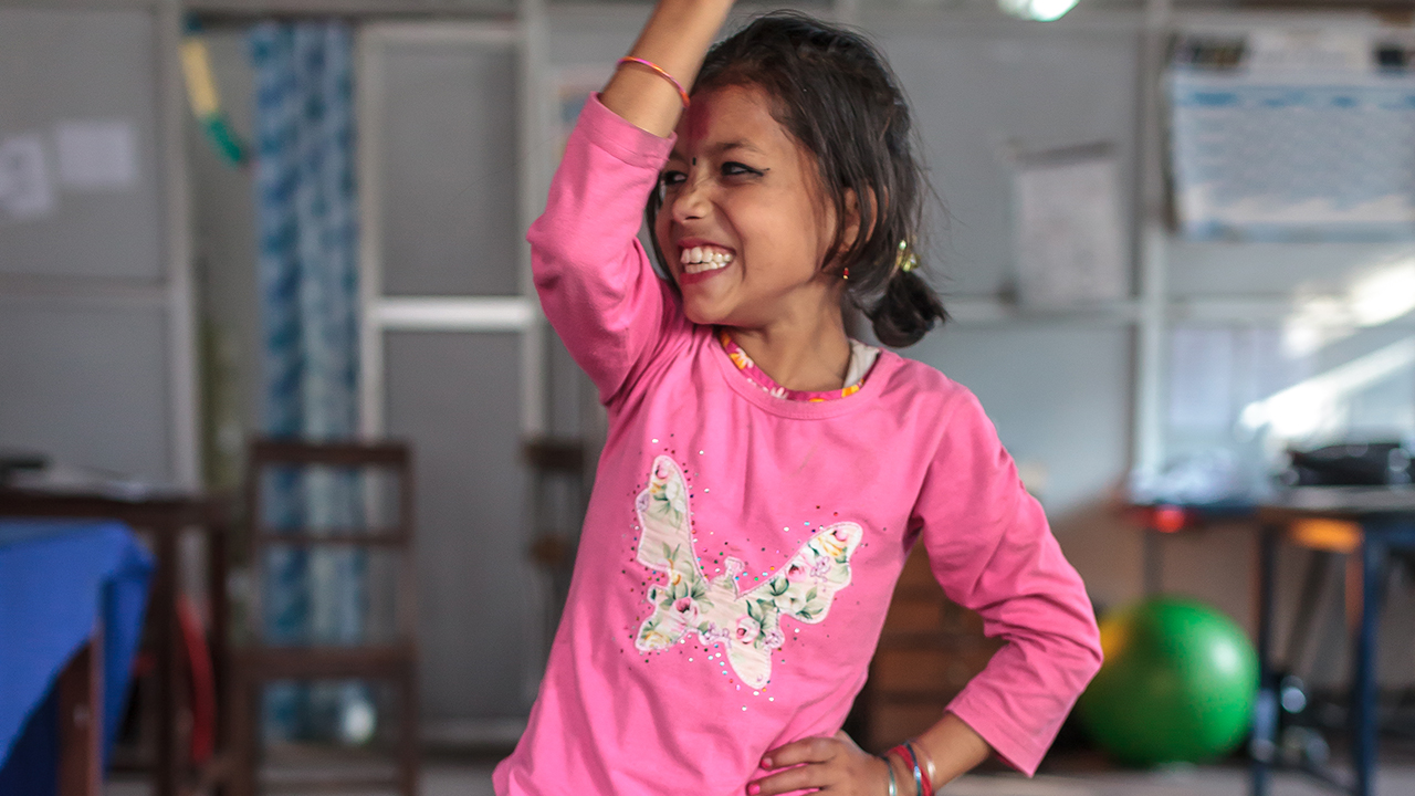 Nirmala, 8: “I’ll be a great actress when I grow up”